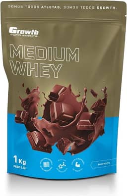 Medium Whey Growth Supplements 1KG - Chocolate
