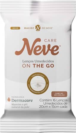 Lenço Umedecido Neve On The Go 16 unidades