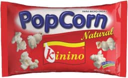 PIPOCA MICROONDAS NATURAL KININO 100G
