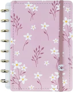 Caderno Inteligente, Pink Blossom By Sof, Grande, 280 X 215 mm, 80 Folhas, Caderno Inteligente