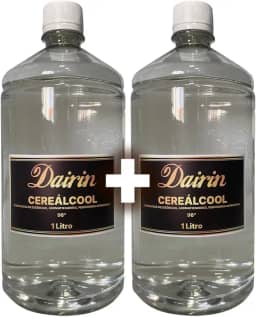 Álcool de Cereais 96° - Puro - 2 Litros