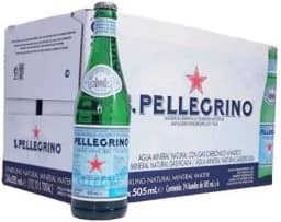 12x Água Mineral Italiana SAN PELLEGRINO c/ gás 505ml