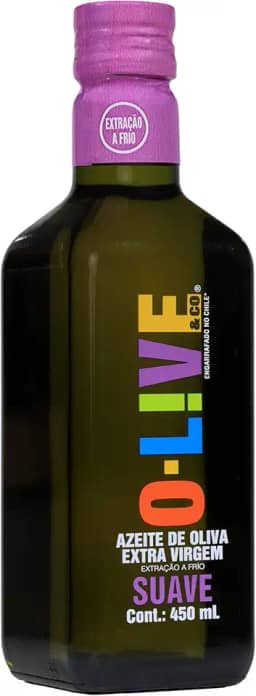 O-LIVE & Co, Azeite de oliva extra virgem, Suave, Chileno, vidro, 450ml