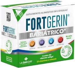 Fortgerin Bariátrico (60 Cápsulas) - Contém 23 vitaminas e minerais essenciais
