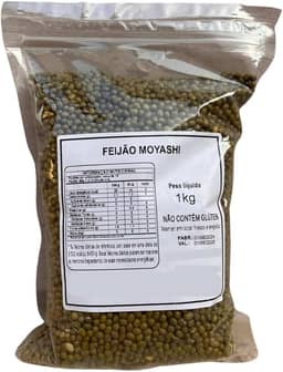 Feijão Moyashi, Mung, Mung Bean- 1kg - importado da Índia