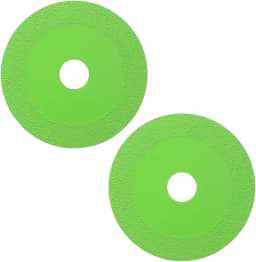 Disco de Corte Fino Diamantado Profissional para Vidro Espelho Porcelanato Cerâmica Mármore Kit 2 Unidades Multifuncional para Esmerilhadeira