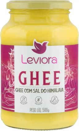 Manteiga Ghee Leviora Sal do Himalaia 500g