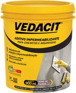 Aditivo Impermeabilizante para Concreto E Argamassa Vedacit 900 Ml