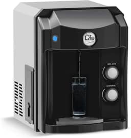 Purificador de Água Refrigerado Top Life HE OXI Preto com Ozônio, Filtro Alcalino pH Elevado e Compressor (110)