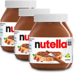Creme de Avelã Nutella Kit 3 Potes de 650g