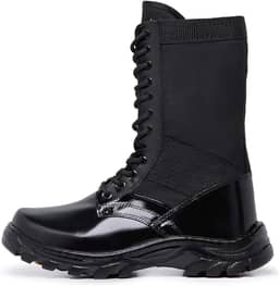 Coturno Patriota Cordura c/Zíper Embutido Cor:Preto;Tamanho:46