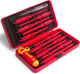 Jogo de Chaves Fenda Phillips e Torx Isolada 1000v Ponta Magnetizada