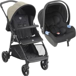 Carrinho de Bebe Passeio com Bebe Conforto Burigotto Lui Sand