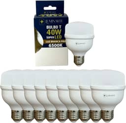 Kit Lâmpadas Led Bulbo 40w E27 Branco Frio Bivolt Inmetro Luminarte (Kit 10 Unidades)