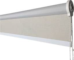 Persiana Rolo Blackout Medidas de 1,20L x 1,20A sem bandô Elegant Cor Cinza