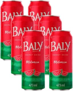 Baly Energético Melancia 473ml Com 6 unidades