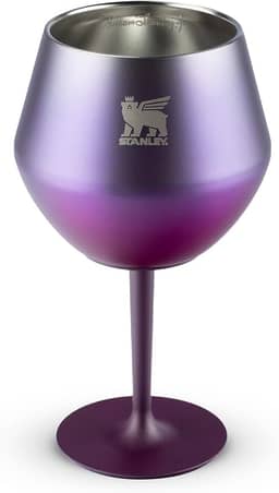 Stanley - Taça Térmica, Copo de cocktail isolado, aço inoxidável isolado a vácuo para bebidas frias, copo de gin ou vinho, 414 ml, Royal Purple Haze