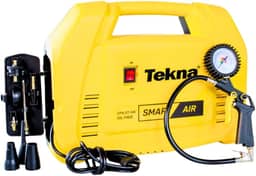 Tekna - Compressor de Ar Portátil CP6.0T-1MK 1,5HP 127V – Ar Direto, 6 PCM de Vazão, Isento de Óleo, 116 Libras/pol² com Kit de Acessórios e Mangueira