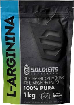 Arginina 1Kg - 100% Pura Importada - Soldiers Nutrition