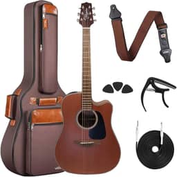 KIT VIOLÃO TAKAMINE GD11MCE-NS ELETRICO AÇO + ITENS VOIK