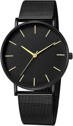 Relógio Feminino Minimalista Delicado Elegante Analógico Quartz Original De Pulso Grande