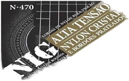 Cordas Para Violão, Rouxinol, Nylon Cristal, Alta Tensão