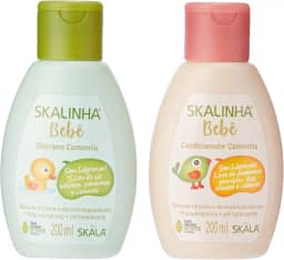 ZKMAGIC Kit Infantil Skala 200Ml Shampoo+Condicionador Camomila Skala