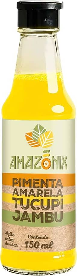 Molho de Pimenta Amarela com Tucupi e Jambu 150ml