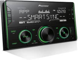 Pioneer MVH-S622BS DIN duplo, Amazon Alexa, Pioneer Smart Sync, Bluetooth, Android, iPhone - Receptor de áudio digital