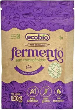 ECOBIO - Produtos Orgânicos. Fermento Não Transgênico Para Bolos E Tortas Ecobio - Produtos Orgânicos