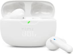 JBL, Fone de Ouvido Sem Fio, JBL, Bluetooth, Wave Beam 2, Intra Auricular, Sem Fio, Resistente À Água e Poeira - Branco