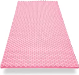Colchão Casca De Ovo Anti-escaras SOLTEIRO D23 Ortopédico Rosa