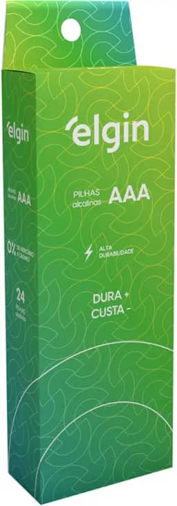 Tubo com 24 Pilhas Alcalinas AAA