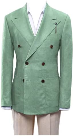 Blazer masculino transpassado com lapela e lapela slim fit para casamento, negócios, casual, esportivo