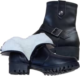 B0TA DE COURO FORRADA COM LÃ 920 LA HOYA