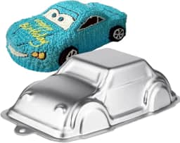 SADYFON Forma de bolo em forma de carro, molde antiaderente de alumínio 3D para decoração de bolo, aniversário, aniversário, festa, panelas, latas, utensílios de cozinha