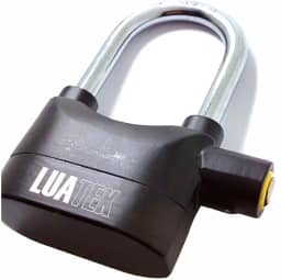 Cadeado com Alarme Sirene Grande Anti furto 110db Som Alto Segurança