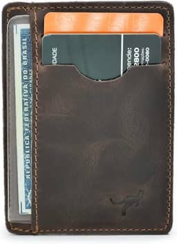 Carteira Porta Cartão,cnh,cédulas,cartões Couro Legítimo