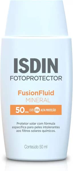 ISDIN Protetor Solar Facial Fusion Fluid Mineral FPS 50-50ml