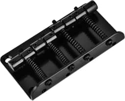 Generic Ponte de Baixo Resistente de Metal Com Tom Premium para Baixo Elétrico de 4 Cordas, 3 Opções de Cores, Fácil Montagem para Músicos (Preto)