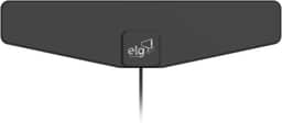ELG, HDTVSLIM50, Antena Digital Interna para TV Falcon, Compatível com Sinal Analógico e Digital, Cabo de 10m, Ganho de 7dB, Alcance 60km, Cinza