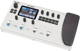 ANVAR M-VAVE MK-300 Modelador de Amp e Efeitos para Guitarra/Baixo com Looper, Drum Machine, Bluetooth, 11 Módulos, 160 Presets, Pedal de Expressão, USB-C, Ideal para Estúdio e Palco (Branco)