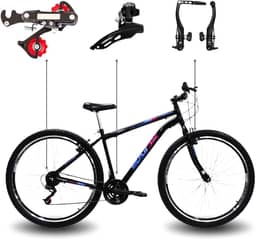 Bicicleta Aro 29 Bike Saidx Premium 21 Vel Quadro de Aço Carbono