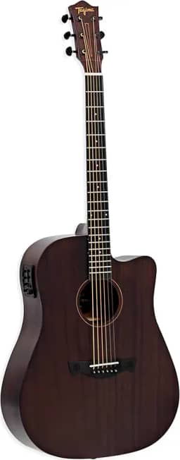 VIOLÃO FOLK CUTAWAY EQ AÇO T/SAPELE B/S SAPELE KANSAS GRAN RESERVA DKMOP TAGIMA