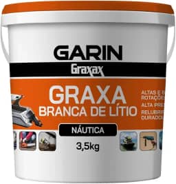 Graxa De Lítio Garin Branca Nautica 3,5kg
