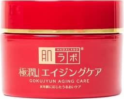 Hada Labo® Gokujyun Aging Cream creme facial para peles maduras com ação anti-idade e combinação de Ácido Hialurônico, Niacinamida e Manteiga de Karitè 50g