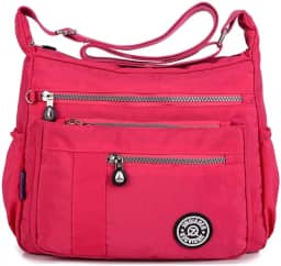 Bolsa Feminina Nylon Transversal Multi Uso Regulável Espaçosa Moderna Impermeável