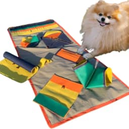 TAPETE PARA ENRIQUECIMENTO AMBIENTAL PARA CÃES BRINQUEDO INTERATIVO PARA CÃES TAPETE DE FUÇAR