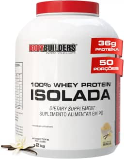 Whey Protein 100% Isolada Baunilha 2kg - Bodybuilders