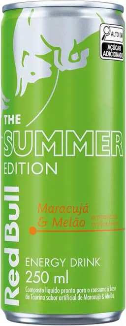 Red Bull Energético, Summer Edition, Maracujá e Melão 250ml